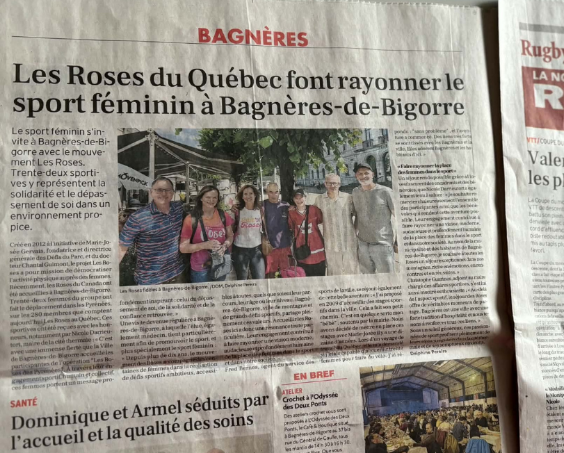Les Roses font rayonner le sport féminin… Jusqu’au cœur des Pyrénées